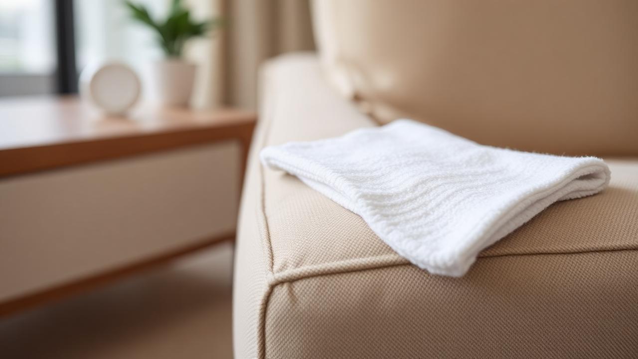 Tache sur canapé en tissu et nettoyage professionnel